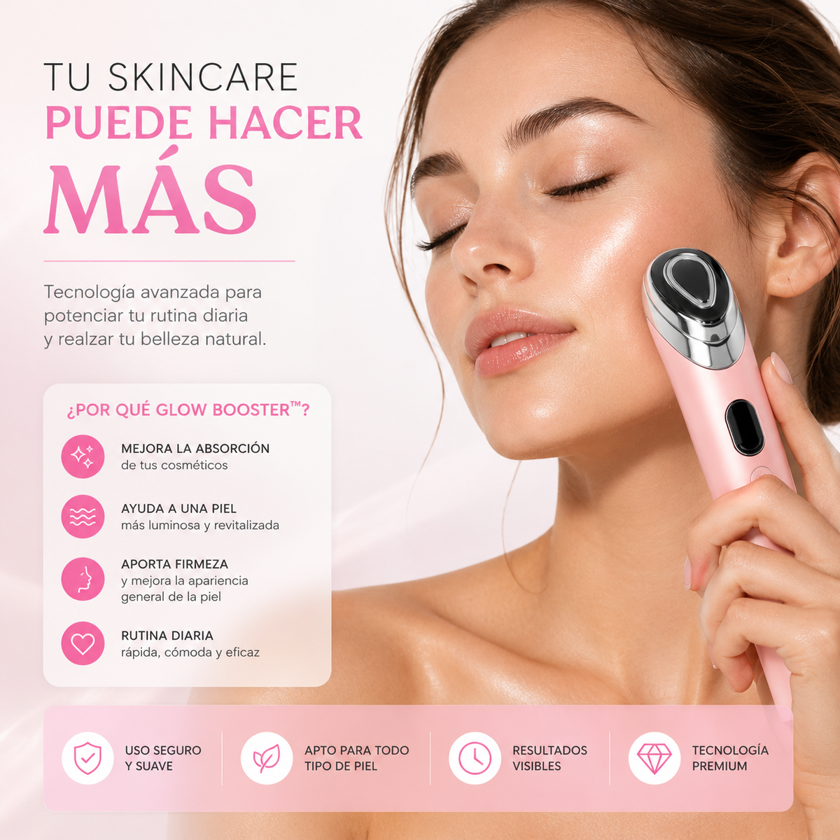 Glow Booster™ | Dispositivo facial de cuidado avanzado
