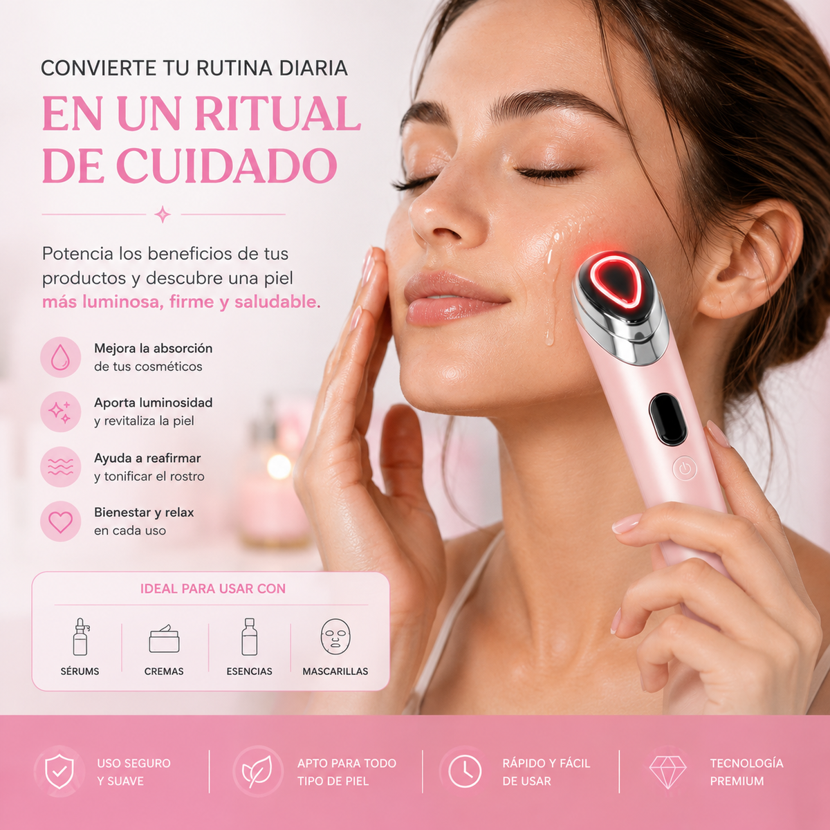 Glow Booster™ | Dispositivo facial de cuidado avanzado